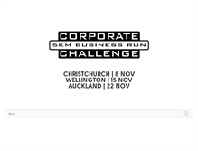 Tablet Screenshot of corporatechallenge.co.nz